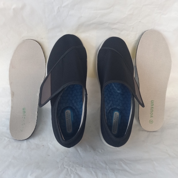 Youyun Women's Size 9 Velcro Wrap Memory Foam Diabetic Shoe - Picture 5 of 10